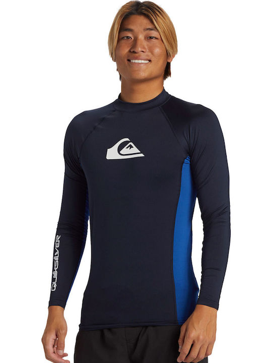 Quiksilver Everyday UPF 50 Men's Long Sleeve Sun Protection Shirt Blue