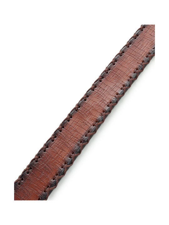 Herren Gürtel Leder Tabac Braun
