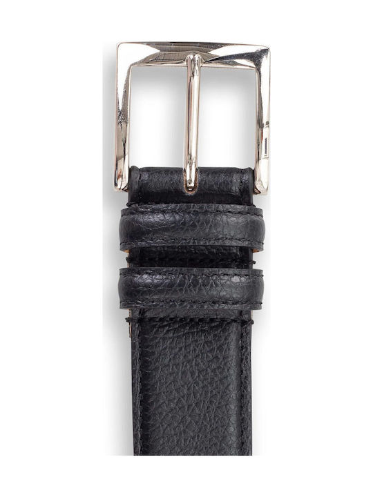 Herren Gürtel Leder Schwarz