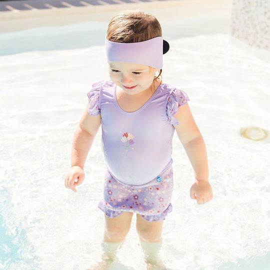Splash About Kids Ear Protection Swimming Cap Lilac