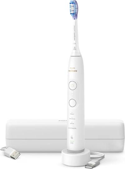 Philips Sonicare Protectiveclean Ηλεκτρική Οδοντόβουρτσα με Αισθητήρα Πίεσης και Θήκη Ταξιδίου Λευκή