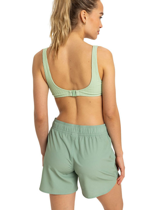 Wave Bikini Shorts Basil