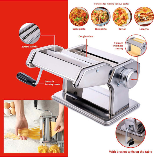 Alpina Manual Stainless Steel Pasta Maker 47751
