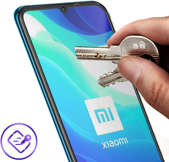 Защитен Екран Xiaomi Mi 10 Lite Akashi Закалено Стъкло Контур Черен