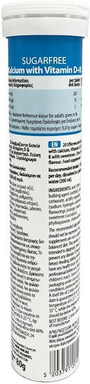 Health Essentials Vitamin Calcium 20 Sprudeltabletten