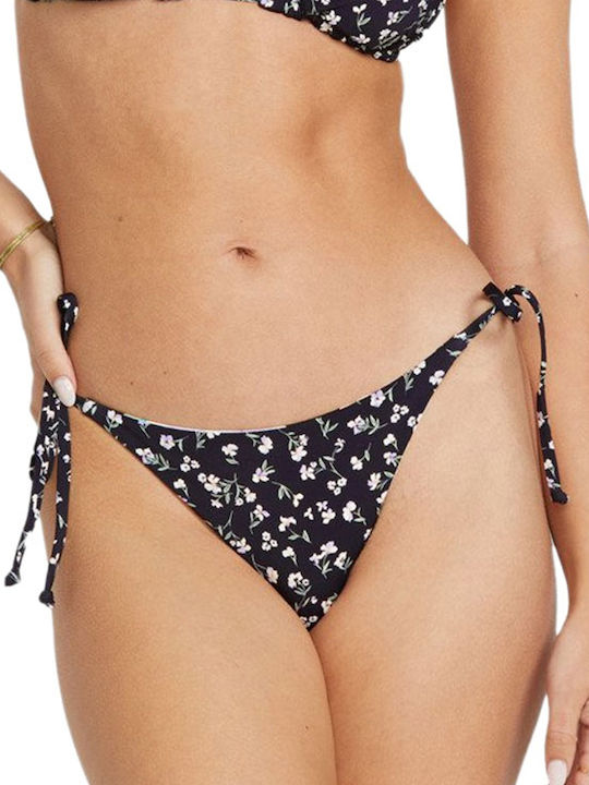 Shadow Tropic Bikini Slip με Κορδονάκια Multi