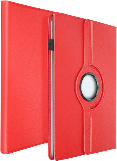 Avizar Universelle Tablet Hülle 12-Zoll 360° Drehbare Ventil Rote