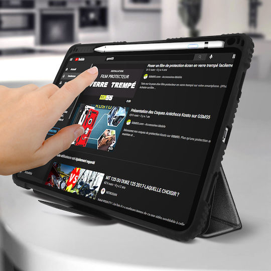 Case Apple Ipad Pro 12.9 2020 Akashi Card Video Holder Black