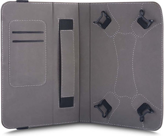 Partel Folio Tablet Case 7“ To 8” Stand Card Holder Charcoal-grey