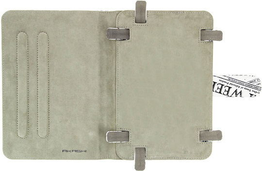 Akashi Universal Folio Cover 7'' To 8'' Tablets Newspapers Model White