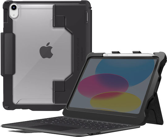 Stm Goods Калъф С Клавиатура За iPad 11 2025 10 2022 С Тъчпад Аудио Портове Черен