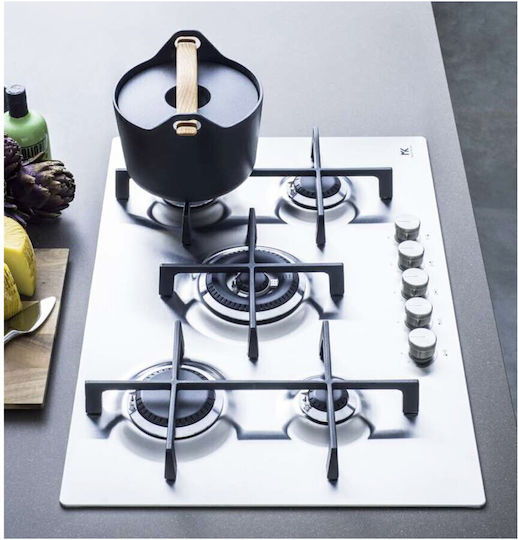 Master Kitchen Plită pe Gaz Autonom 75x51εκ. Argintiu