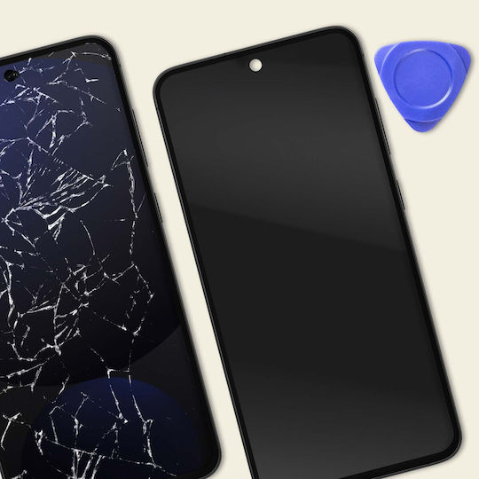 Relife LCD Bildschirm Samsung Galaxy S24 FE Touch-Panel Gehäuse Schwarz