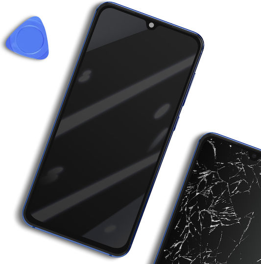 Ecran Xiaomi + Ramă Mi 9 Lite Bloc Complet Ecran Original Albastru