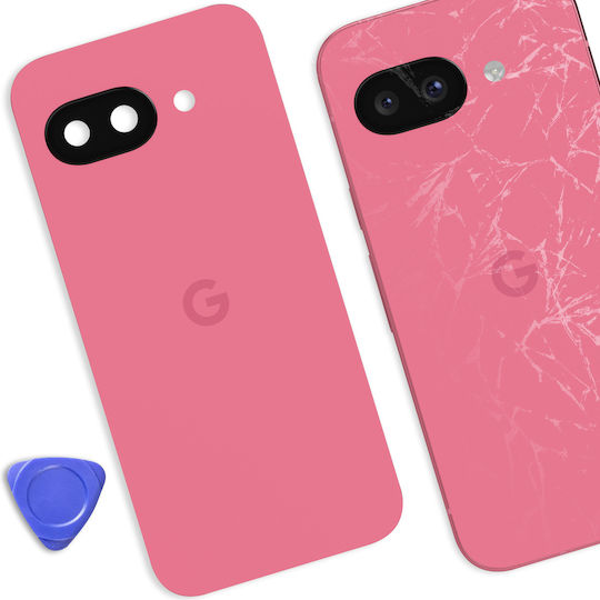 Google Rear Glass Google Pixel 9a Original Service Pack Pink