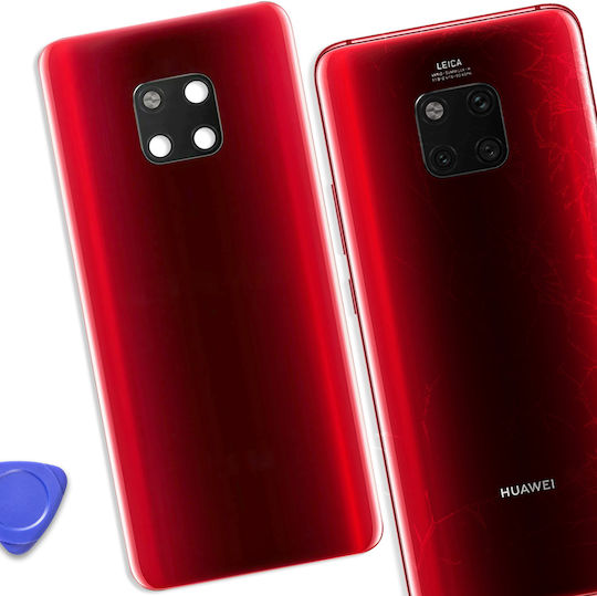 Clappio Replacement Rear Window Huawei Mate 20 Pro Red