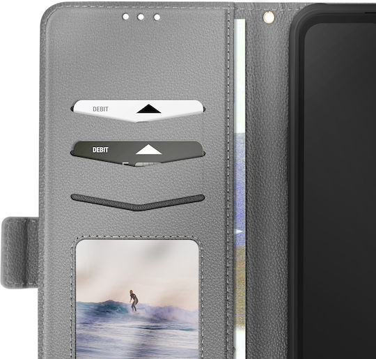 Avizar Clapet Case Galaxy Xcover 7 Pro Wristband Wallet Support Grey