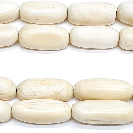 Roloi Komboloi Elephant Bone Worry Beads White 35cm