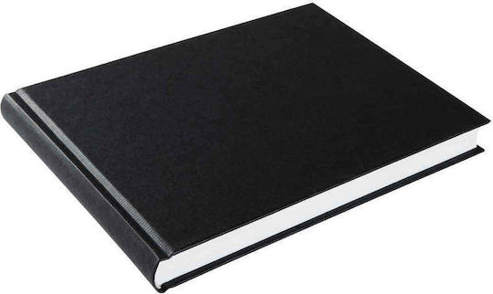 Σημειωματάριο Sketchbook K&p Σκληρό Μαύρο Εξώφυλλο 21x21cm