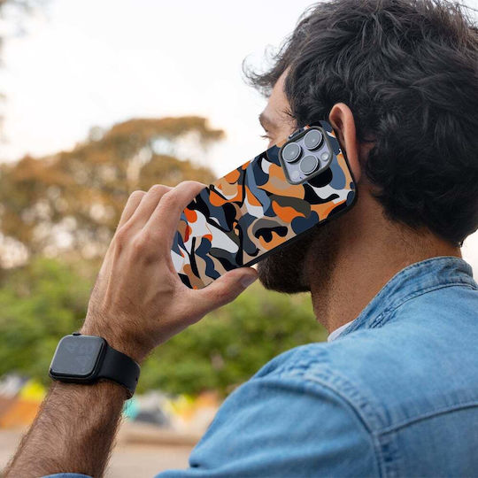 Husă Sonique Camouflage Army Series Oppo A5 Pro 5g Portocalie