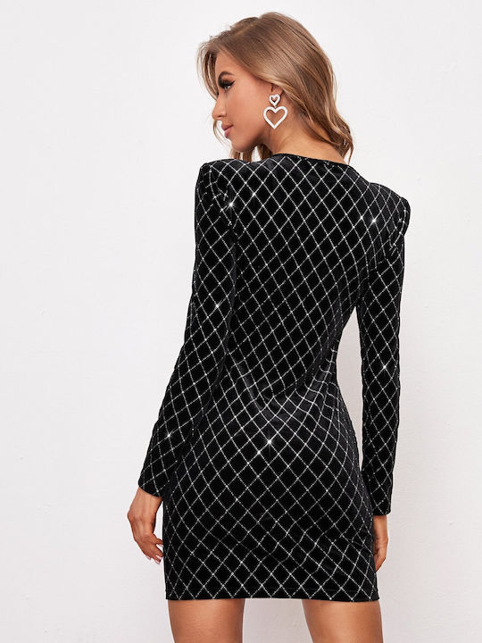 Woman's Fashion Dress Evening Black