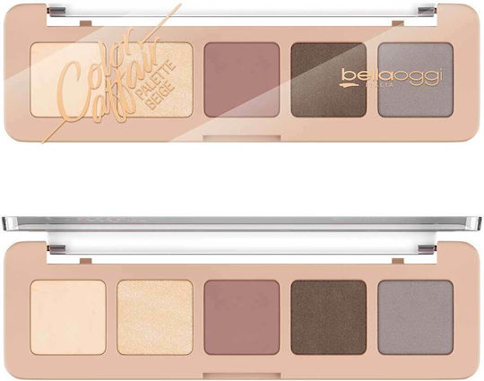 Bellaoggi Color Affair Palette Beige Παλέτα με Σκιές Ματιών σε Στερεή Μορφή