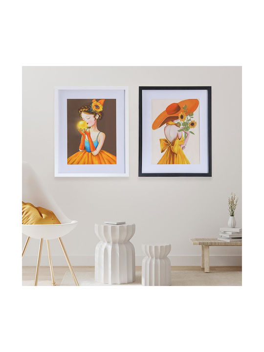Next Wooden Wall-Mounted Photo Frame With White Frame