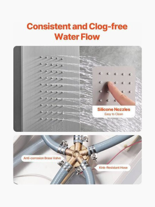 Vevor Shower Column without Mixer Gray