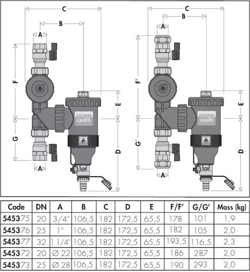 Caleffi Central Heating Spare Part