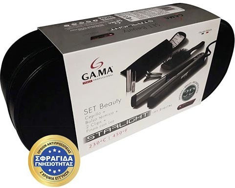 GA.MA Starlight 3D Bag Set GI0103 Hair Straightener Ionic 45W