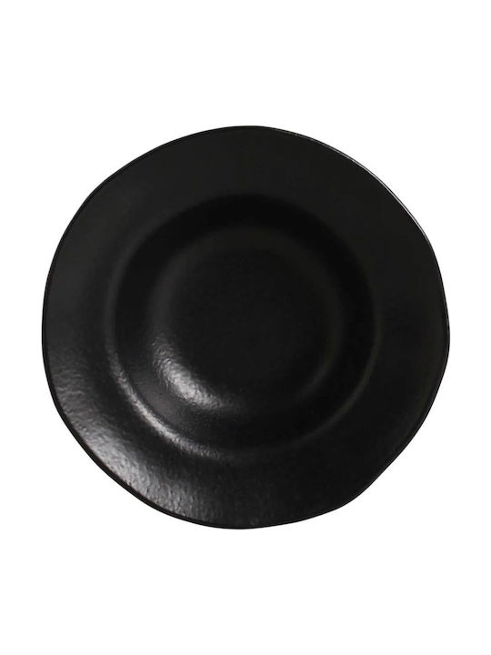 Porto Brasil Teller Nudeln Schwarz mit Durchmesser 19cm 6Stück