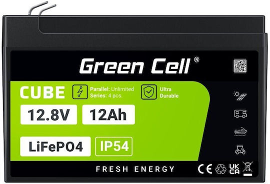 Green Cell Ανταλλακτική Μπαταρία για Ηλεκτρικό Scooter σε Μαύρο Χρώμα 153.6Wh