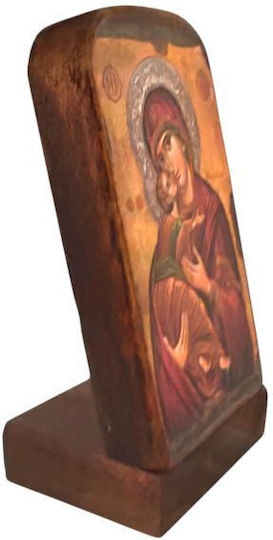 Taufgeschenk mit Kirchlichem Bild Panaia aus Holz 1cm