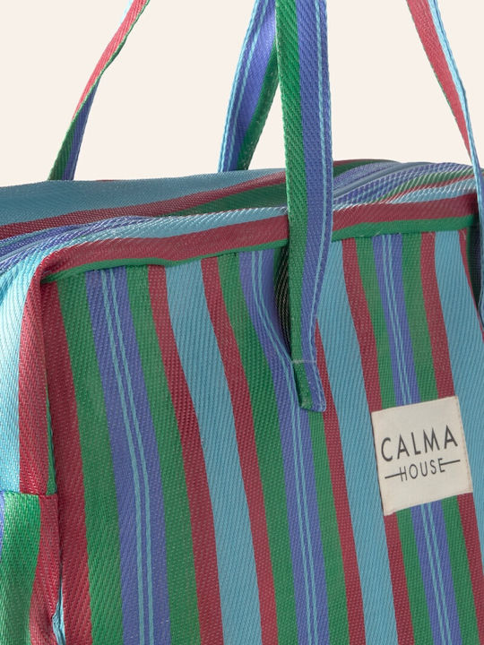 Calma House Υφασμάτινη Τσάντα Θαλάσσης Μπλε