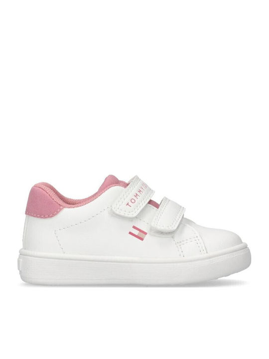 Kids Sneakers with Scratch White