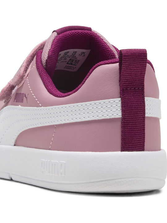 Courtflex V3 Kids Sneakers with Scratch Pink