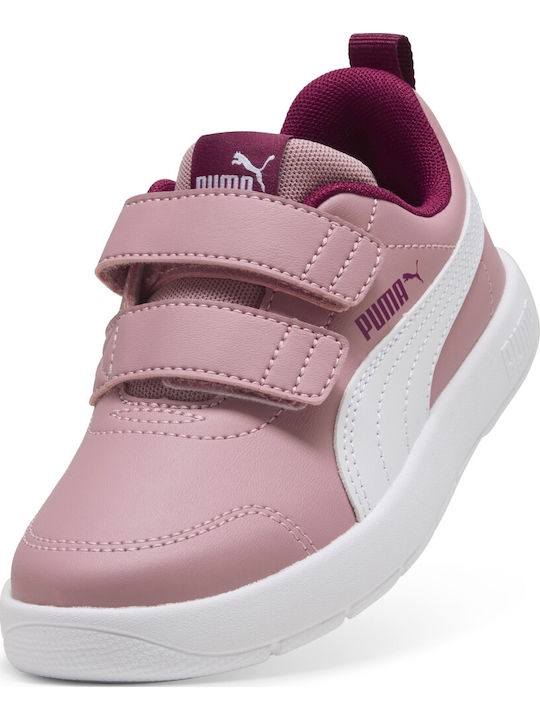 Courtflex V3 Kids Sneakers with Scratch Pink