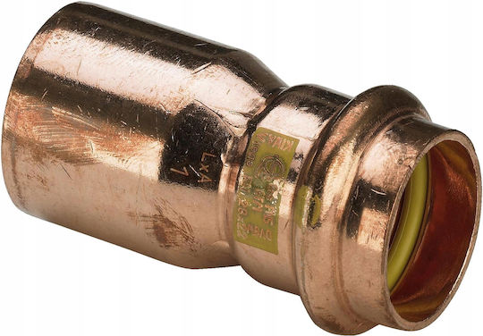 Mufa 22x15 Copper Gas Coupling Profipress Viega