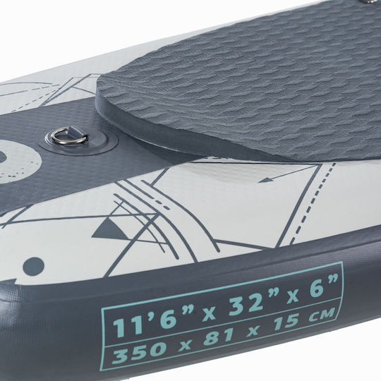 SCK Mare Nero 11.6 Inflatable SUP Board Kayak With Length 3.5m Black
