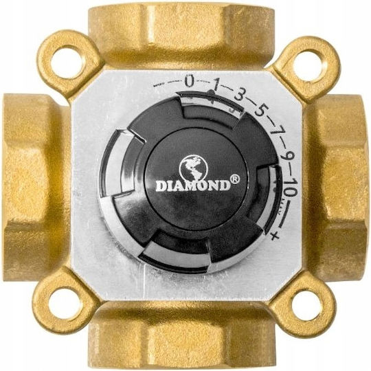 4-way Mixing Valve 1 1/4 Inch Diamond