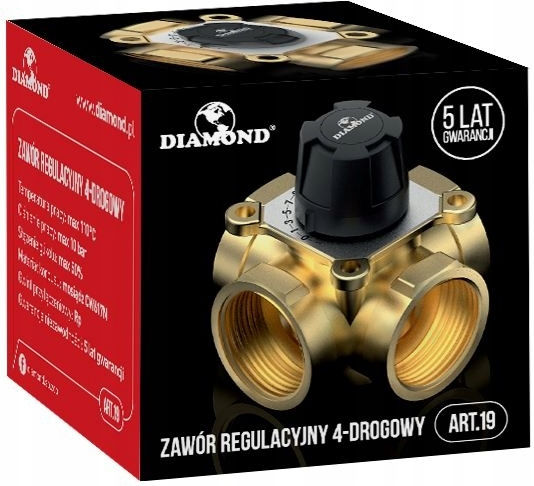 Robinet De Amestec Cu 4 Căi 2 Inch Diamond