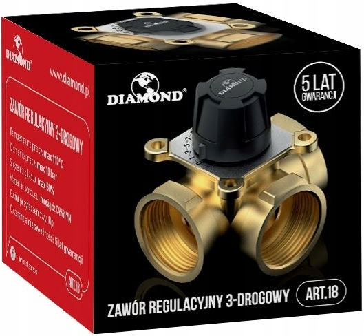 3-Wege Mischventil 2 Zoll Diamond