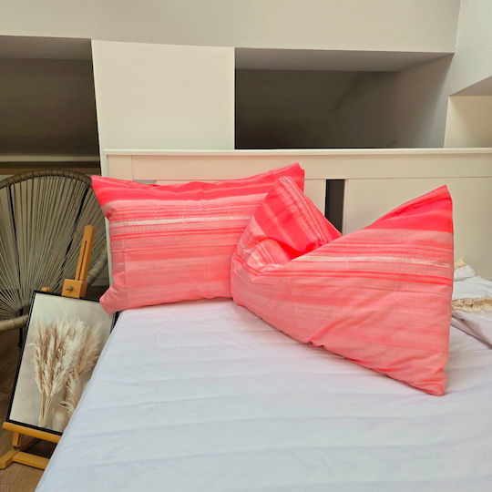Kotonia Home Σετ mit Umschlagumschlag Colored Ranforce 50x80cm