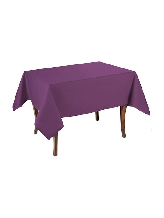 Kotonia Home Τραπεζομάντηλο Βαμβακερό Violet 180x300εκ.