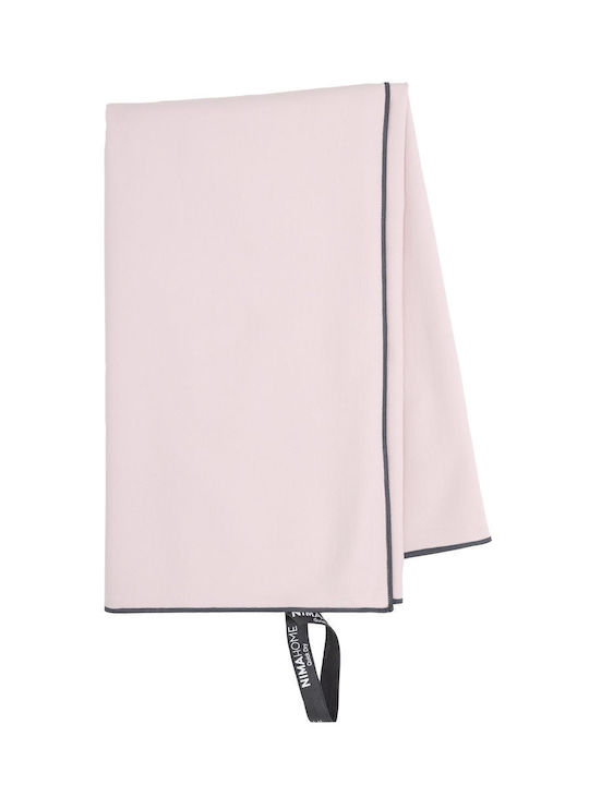 Nima Riva Microfiber Pink Gym Towel 90x50cm