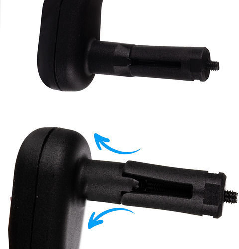 Adjustable Left Bicycle Handlebar Mirror Black 19x7cm Trizand