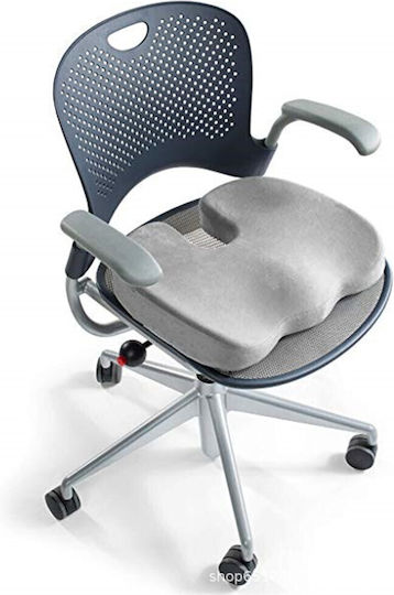 Pernă Scaun Spate cu Memory Foam 45x35x7cm în culoare Alb