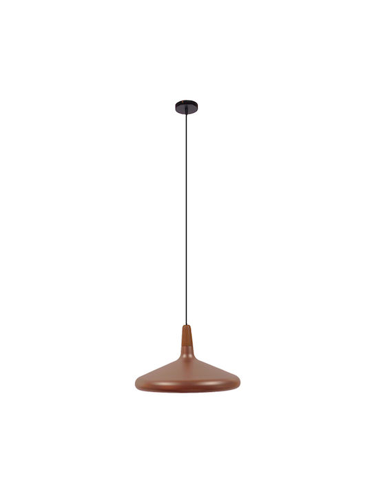 GloboStar Fercla Pendant Light Rose Gold Bell with Socket E27 39x39x23cm