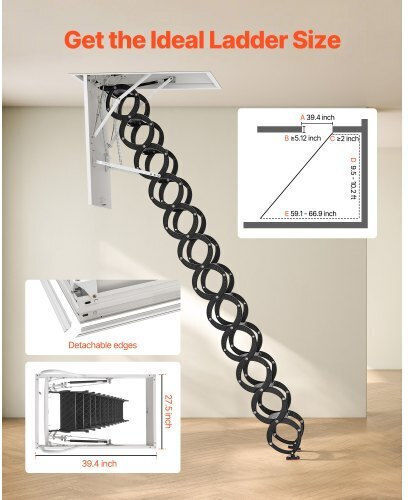 Vevor 12 Steps Boat Ladder