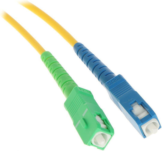 Techly Καλώδιο Οπτικής Ίνας SC/APC-LC/UPC 1m